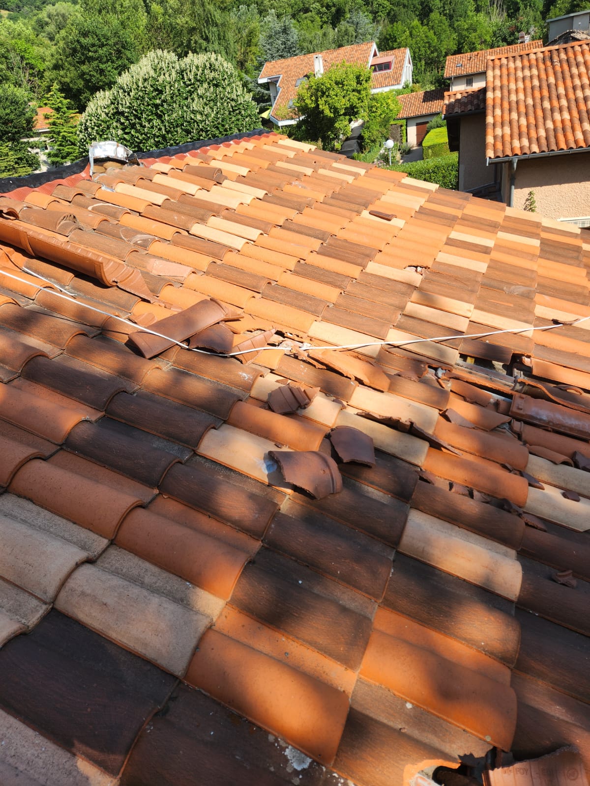 Rénovation toiture vue